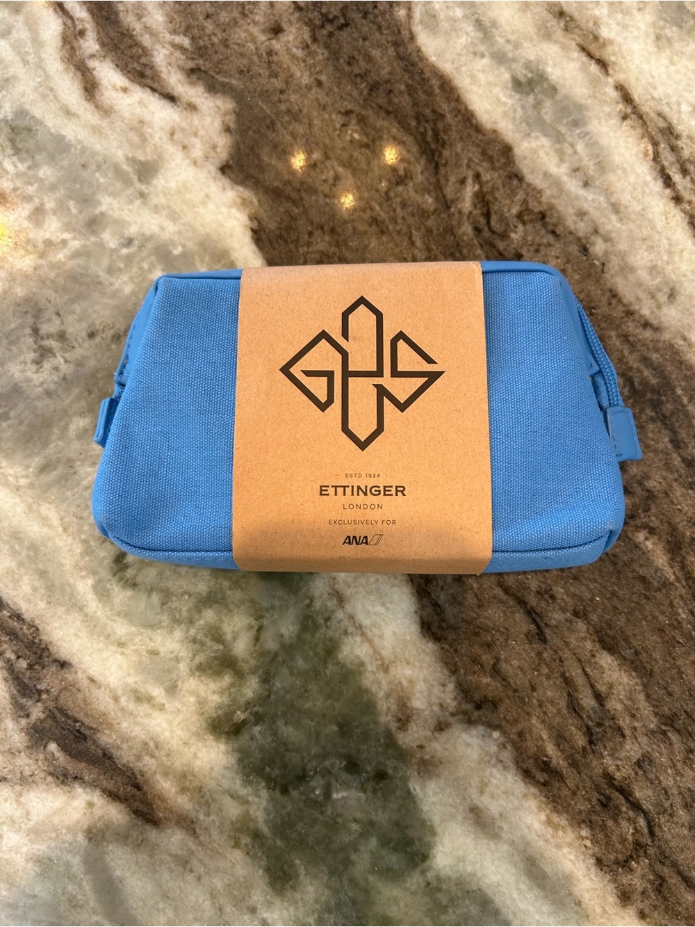 BNWT Ettinger London x ANA business class Toiletry Pouch unopened